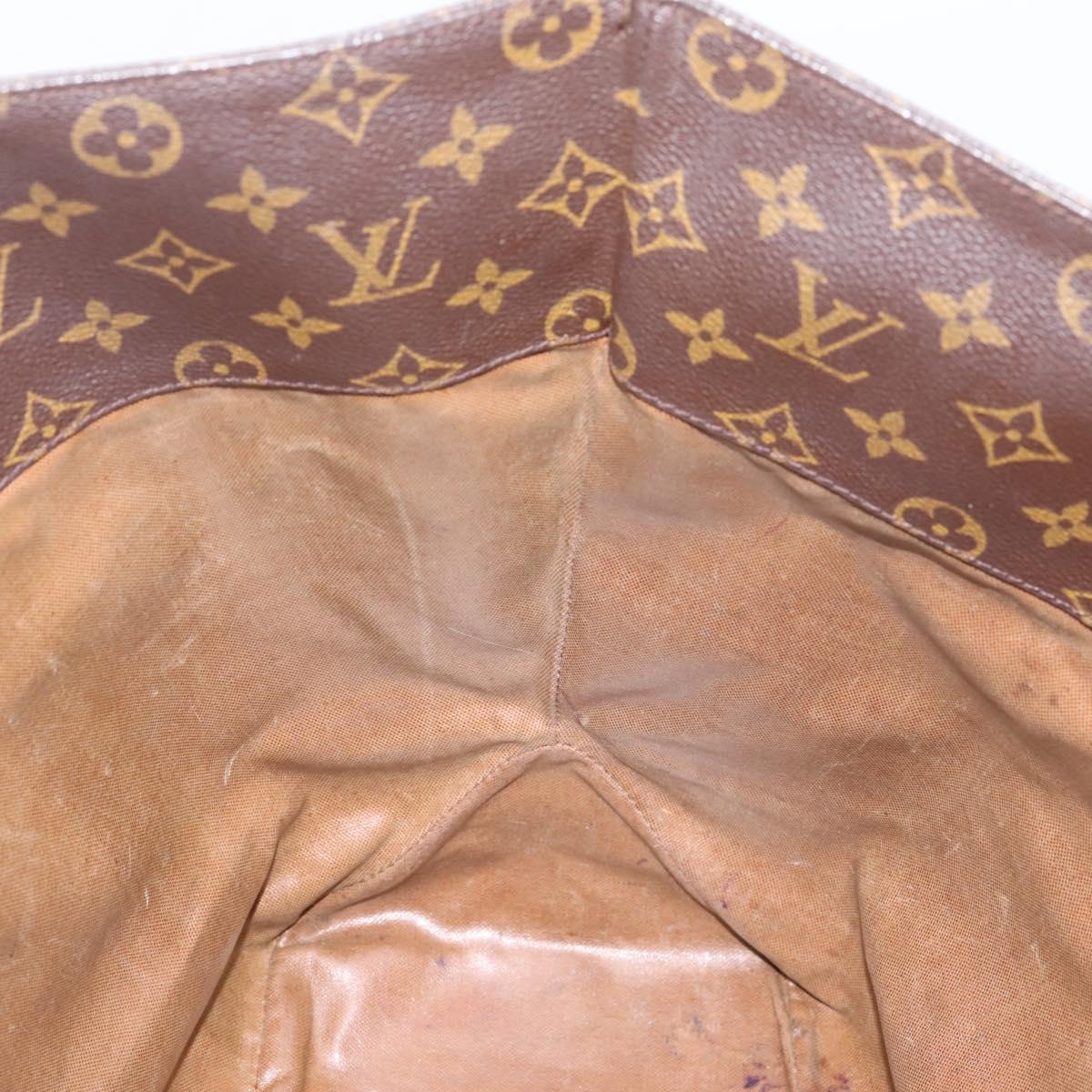 LOUIS VUITTON Monogram Sac Shopping GM Tote Bag M51110 LV Auth LN170