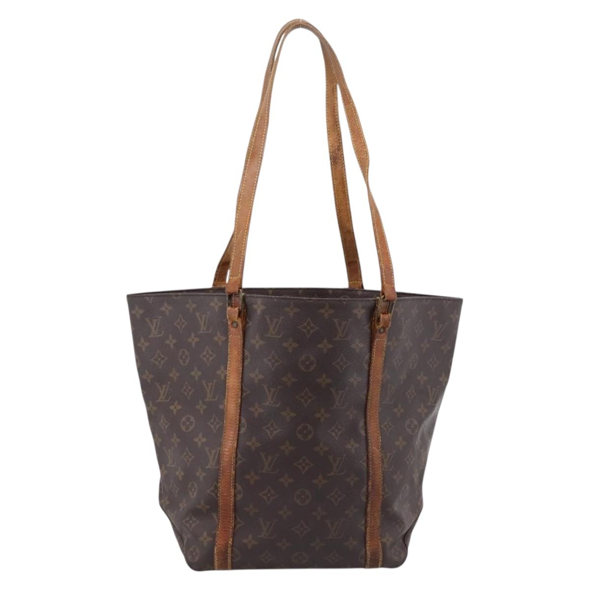 LOUIS VUITTON Monogram Sac Shopping GM Tote Bag M51110 LV Auth LN170