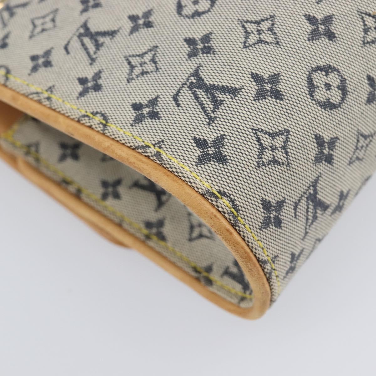 LOUIS VUITTON Monogram Mini Camille Chain Bag Blue M92002 LV Auth LN175A