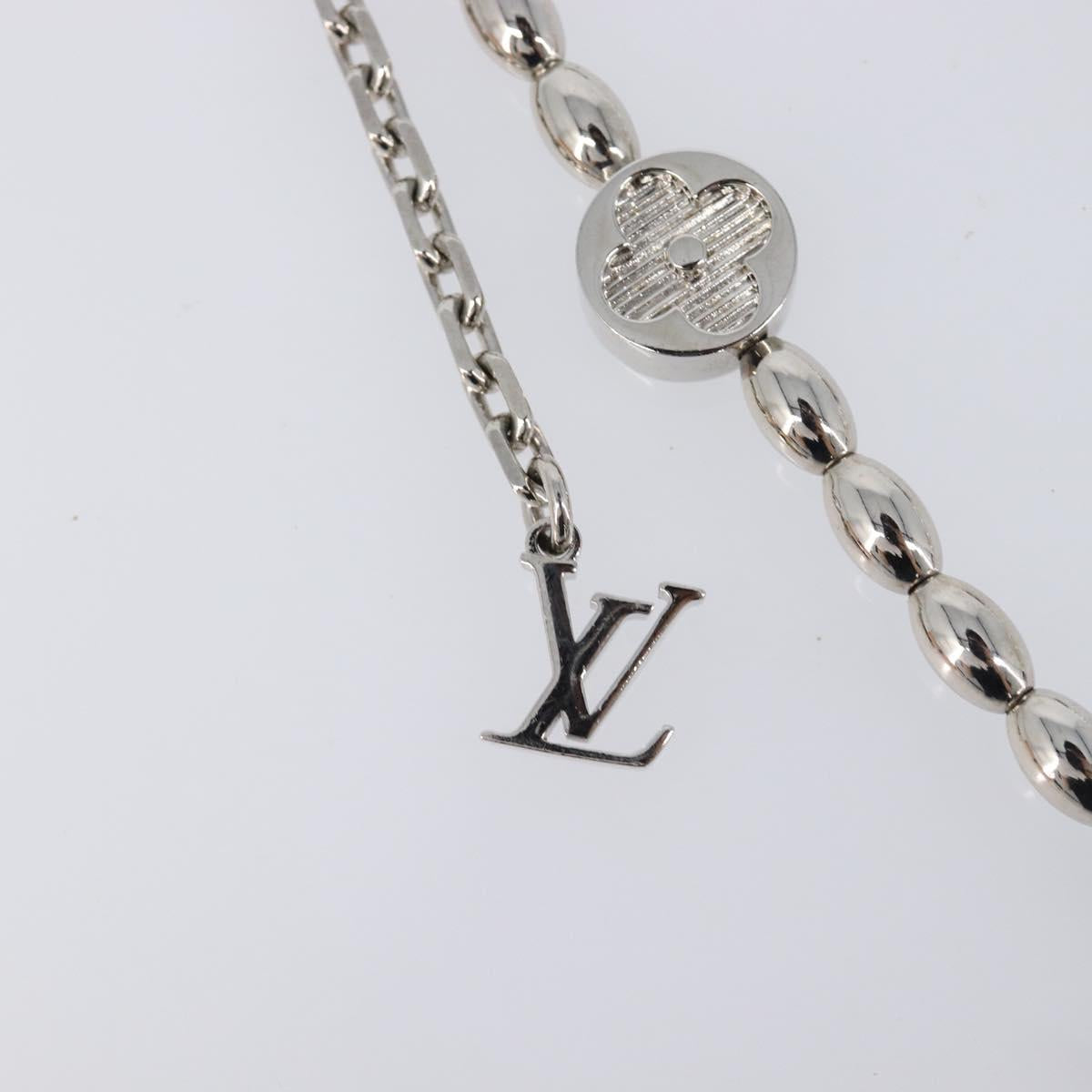 LOUIS VUITTON Bag Charm Chain Belt Pearl Fusion Key Holder M01947 LV Auth LN177M