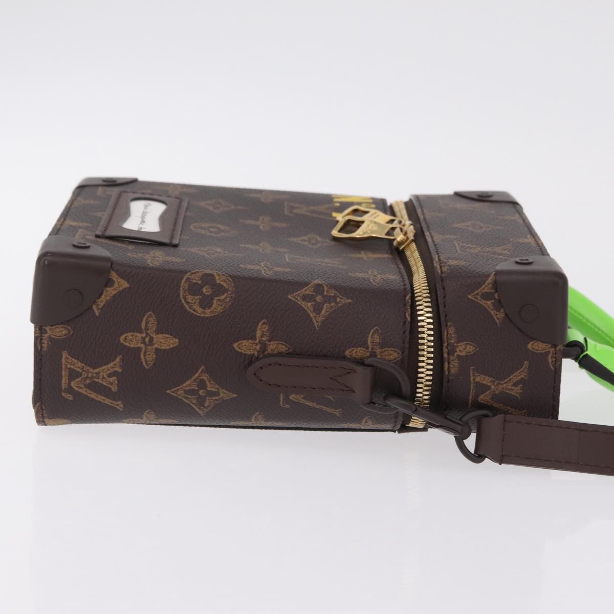 LOUIS VUITTON Monogram Vertical Box Trunk Shoulder Bag M59664 LV Auth LN212SM