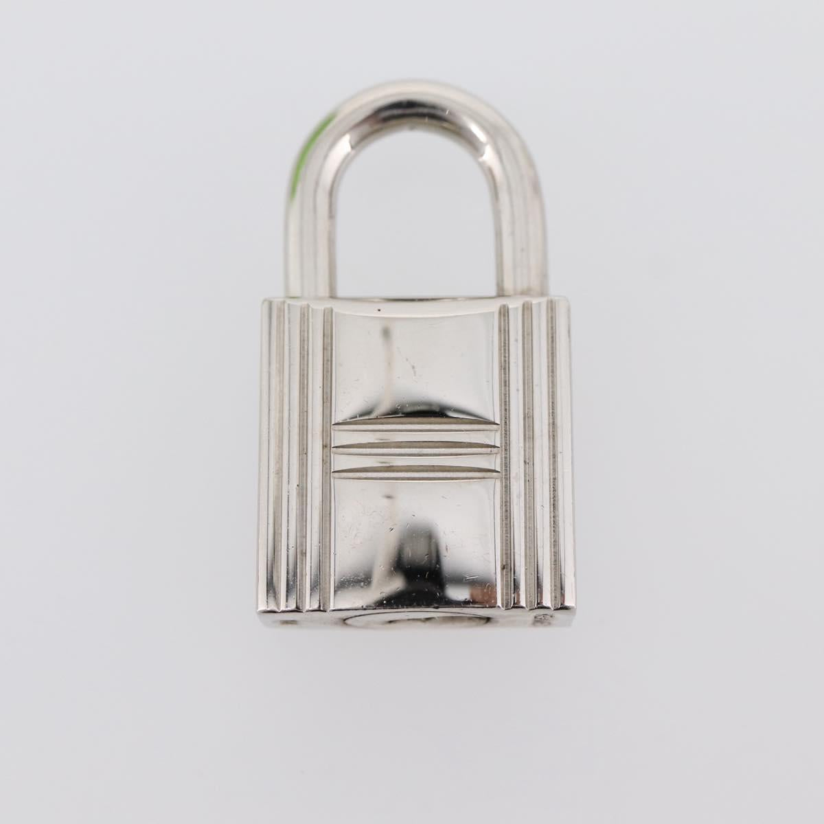 HERMES Birkin 35 Hand Bag Taurillon Leather Green Silver Auth LN220SM
