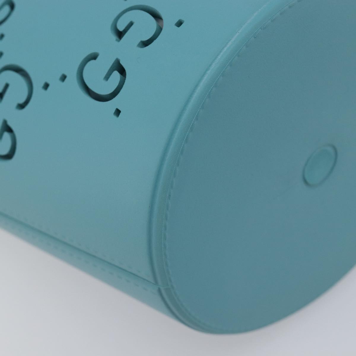 GUCCI Children's Hand Bag rubber Blue 723051 Auth LN238M