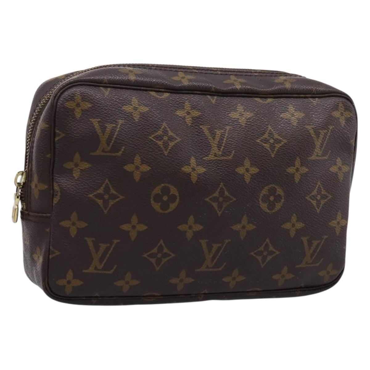 LOUIS VUITTON Monogram Trousse Toilette 23 Clutch Bag M47524 LV Auth LN241