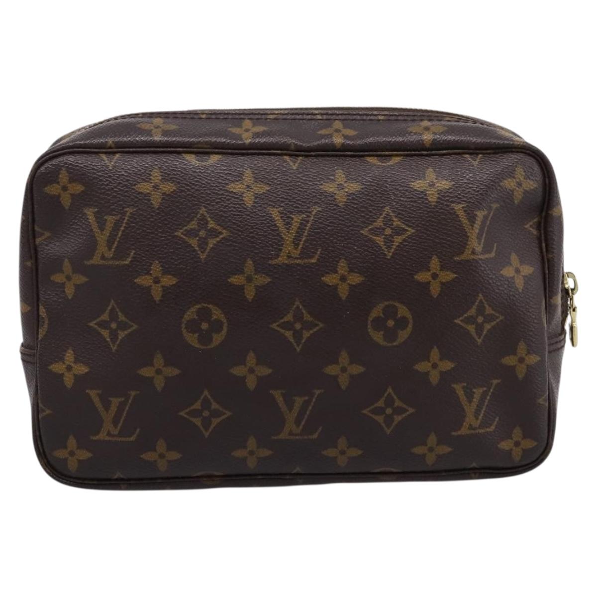 LOUIS VUITTON Monogram Trousse Toilette 23 Clutch Bag M47524 LV Auth LN241