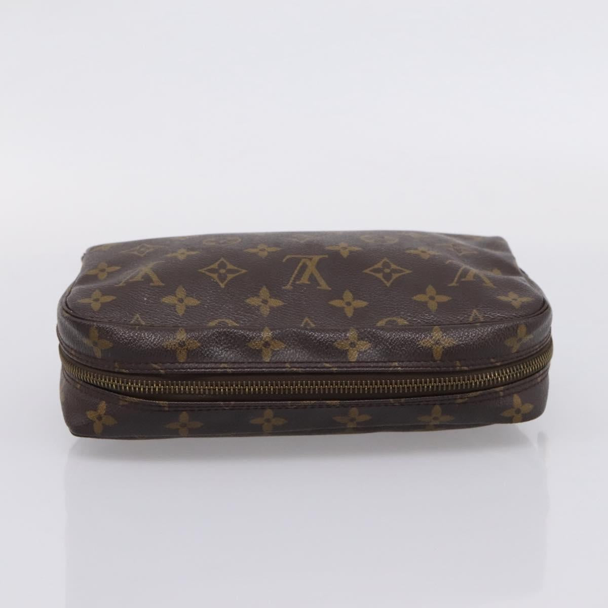 LOUIS VUITTON Monogram Trousse Toilette 23 Clutch Bag M47524 LV Auth LN241