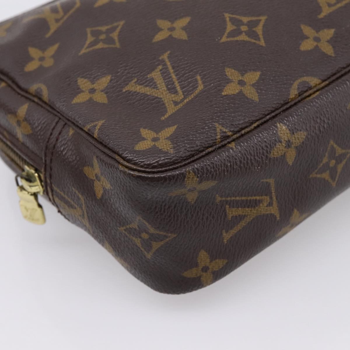 LOUIS VUITTON Monogram Trousse Toilette 23 Clutch Bag M47524 LV Auth LN241