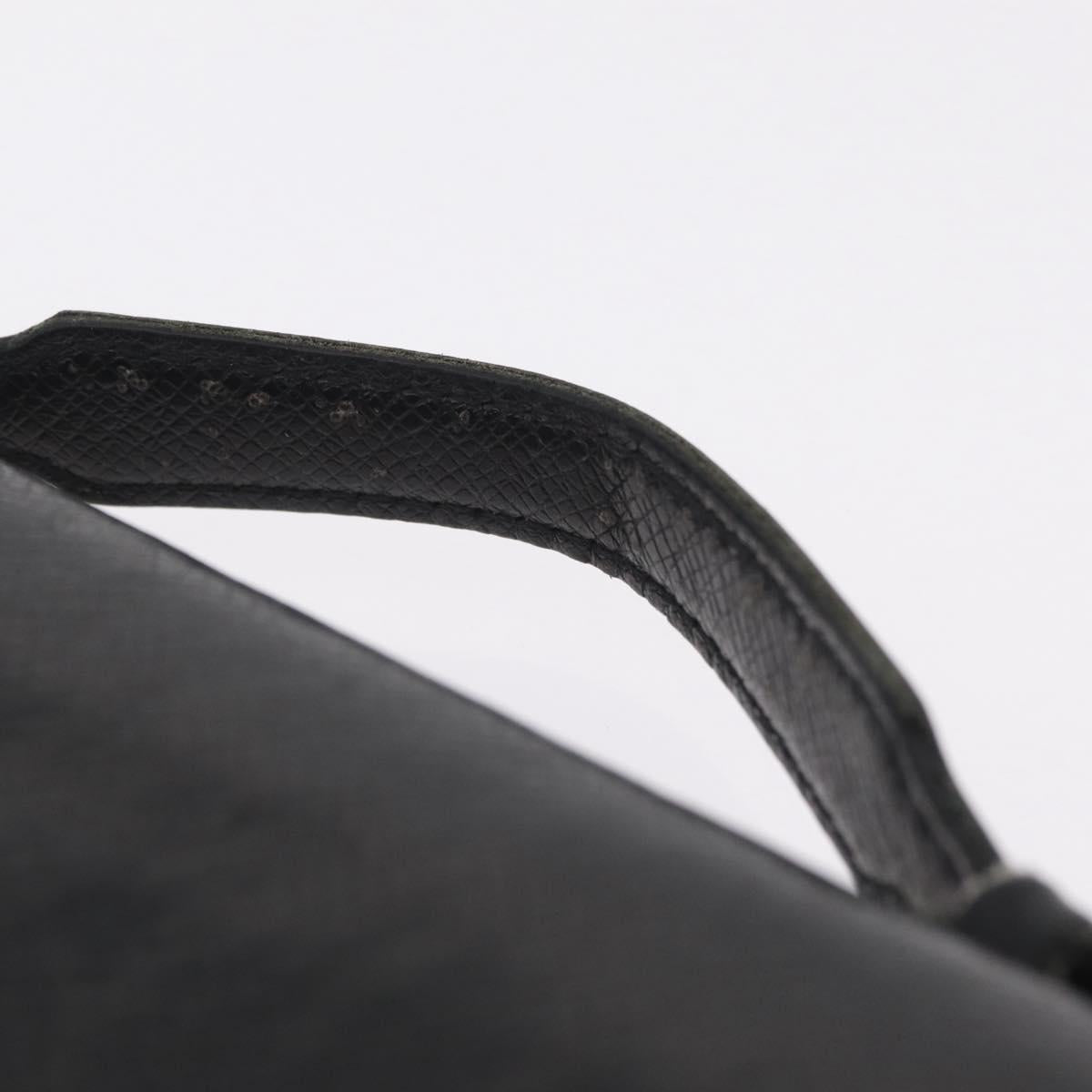 LOUIS VUITTON Taiga Zippy XL Long Wallet Black M44275 LV Auth LN248