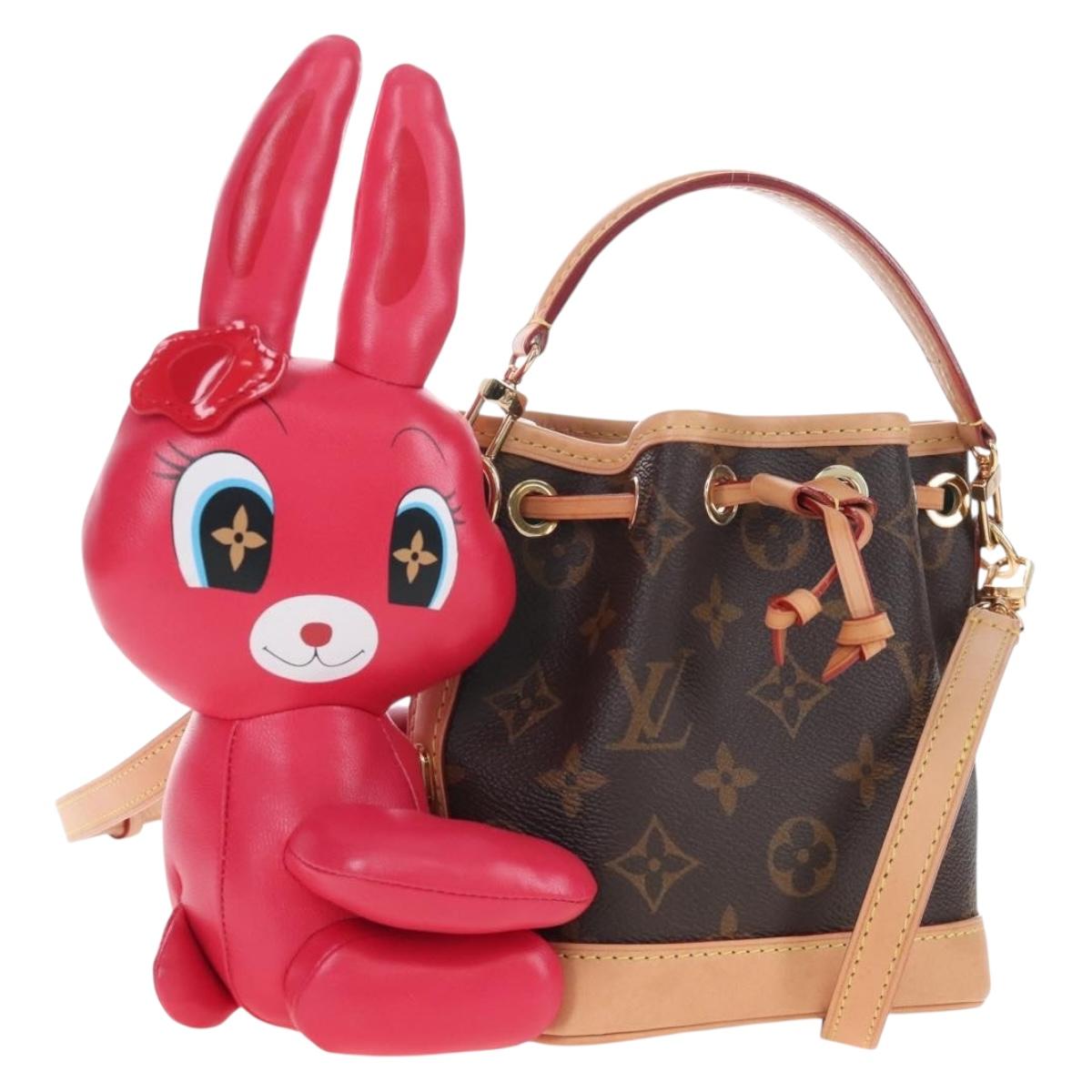 LOUIS VUITTON Animogram Nano Noe Shoulder Bag M11305 LV Auth LN250SM