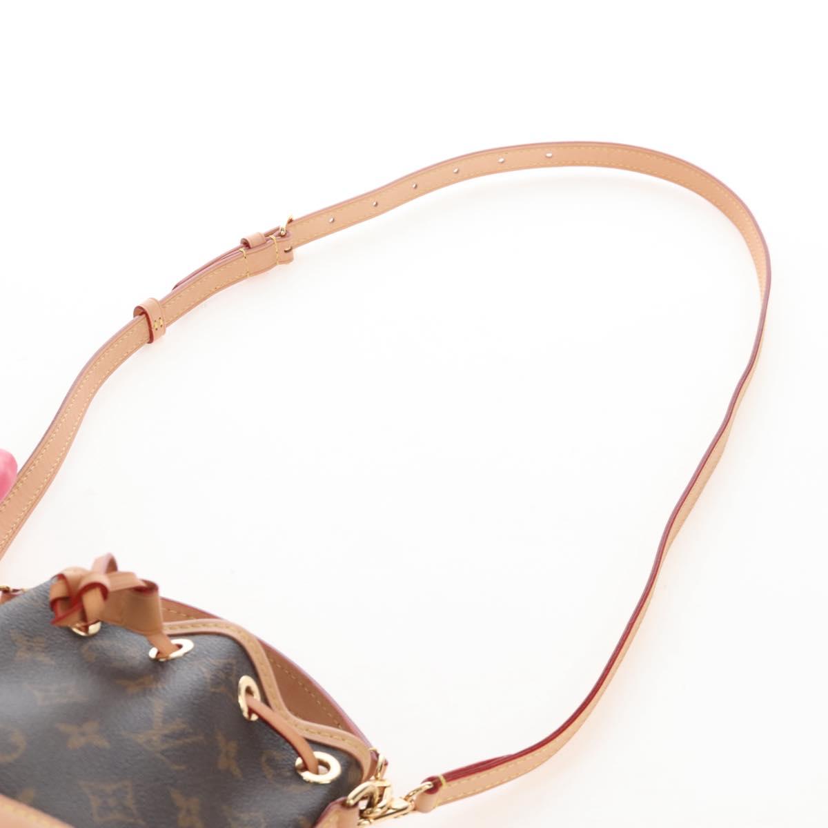 LOUIS VUITTON Animogram Nano Noe Shoulder Bag M11305 LV Auth LN250SM