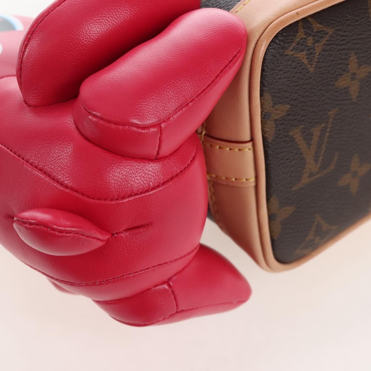 LOUIS VUITTON Animogram Nano Noe Shoulder Bag M11305 LV Auth LN250SM