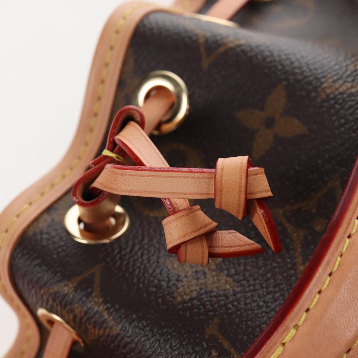 LOUIS VUITTON Animogram Nano Noe Shoulder Bag M11305 LV Auth LN250SM