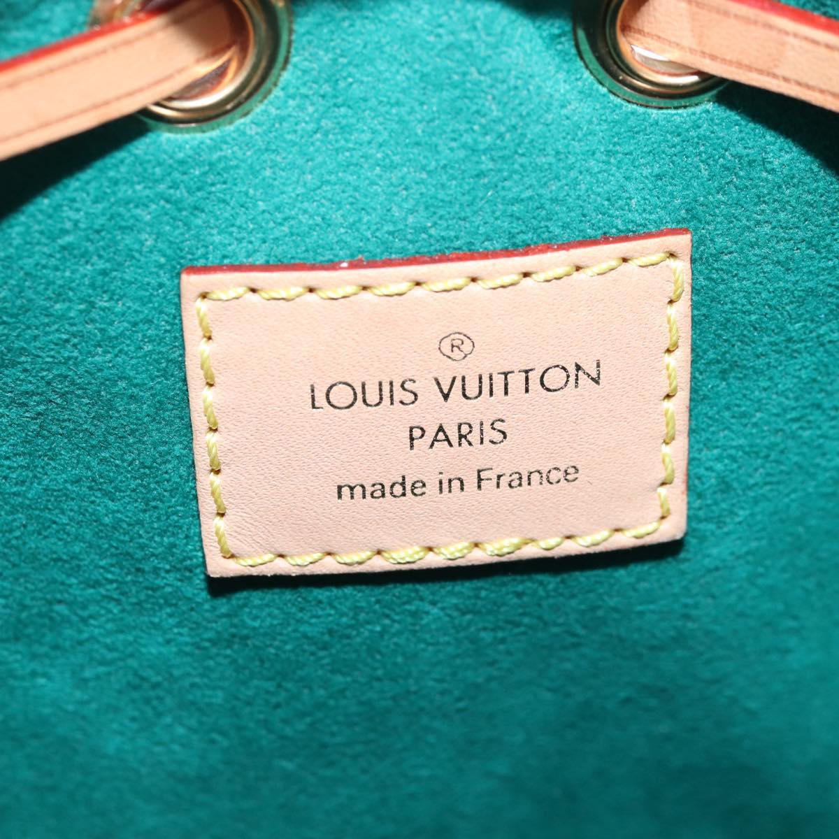 LOUIS VUITTON Animogram Nano Noe Shoulder Bag M11305 LV Auth LN250SM
