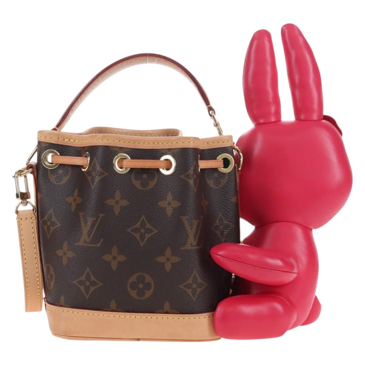 LOUIS VUITTON Animogram Nano Noe Shoulder Bag M11305 LV Auth LN250SM