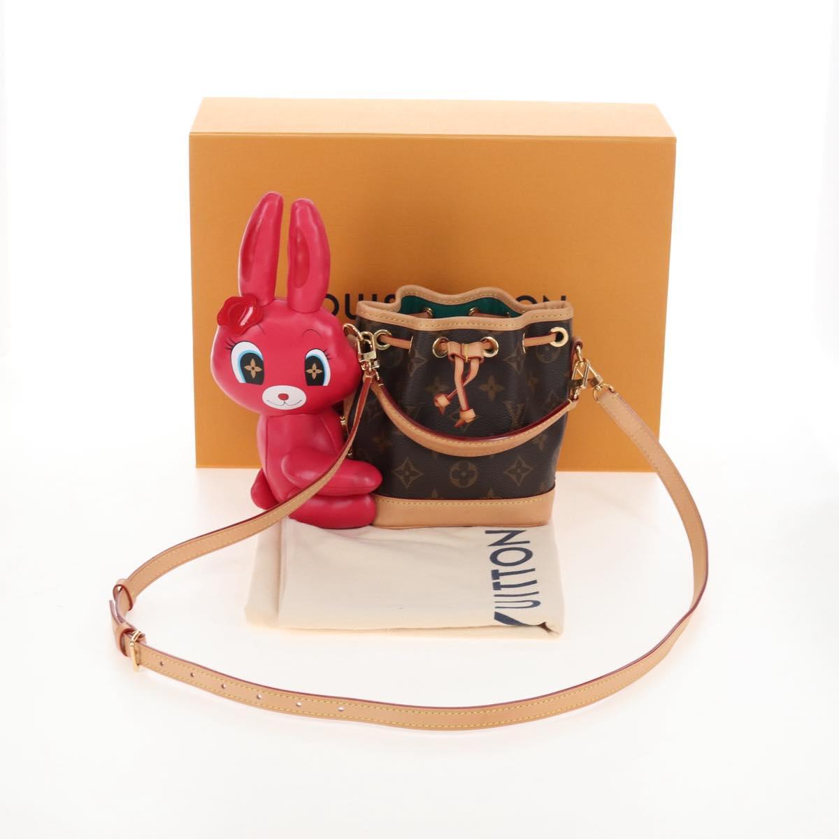 LOUIS VUITTON Animogram Nano Noe Shoulder Bag M11305 LV Auth LN250SM