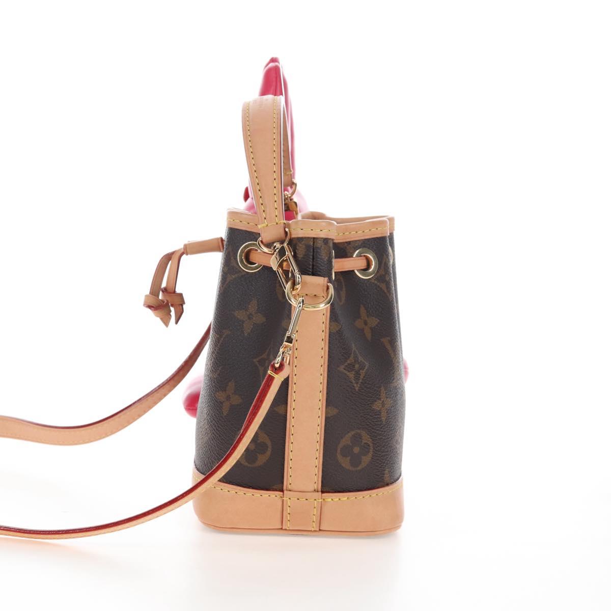 LOUIS VUITTON Animogram Nano Noe Shoulder Bag M11305 LV Auth LN250SM