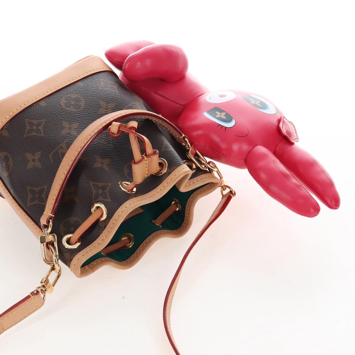 LOUIS VUITTON Animogram Nano Noe Shoulder Bag M11305 LV Auth LN250SM