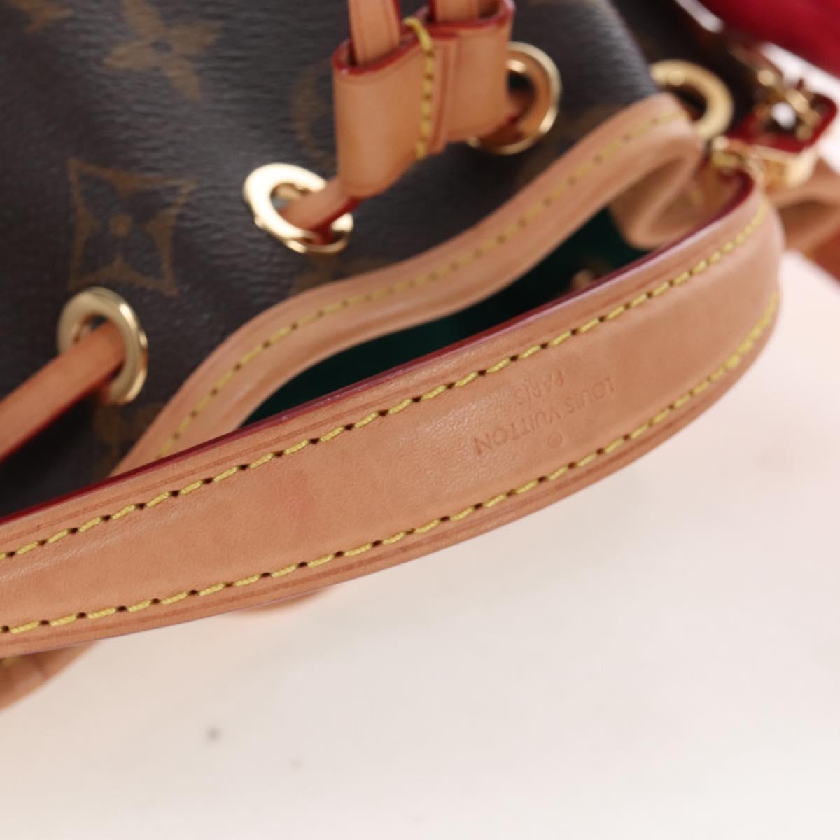 LOUIS VUITTON Animogram Nano Noe Shoulder Bag M11305 LV Auth LN250SM