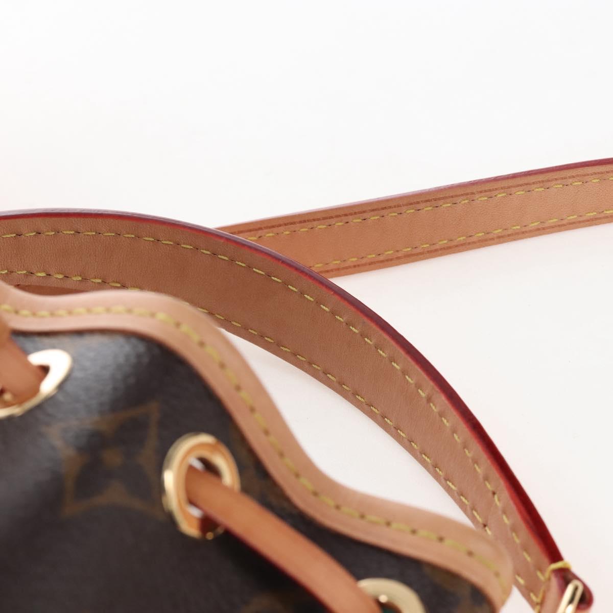 LOUIS VUITTON Animogram Nano Noe Shoulder Bag M11305 LV Auth LN250SM