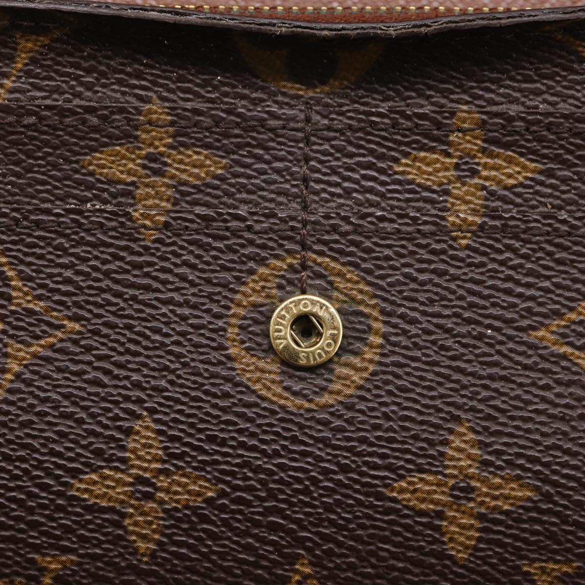 LOUIS VUITTON Monogram Portefeuille Sarah Long Wallet M61734 LV Auth LN259