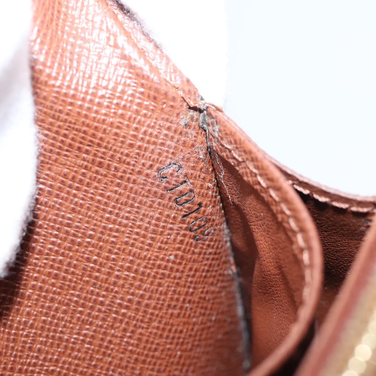 LOUIS VUITTON Monogram Portefeuille Sarah Long Wallet M61734 LV Auth LN259