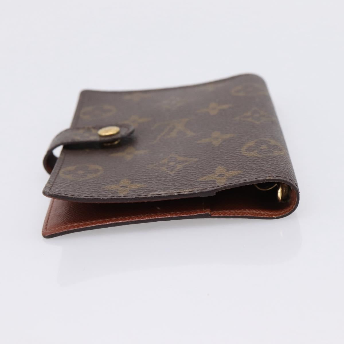 LOUIS VUITTON Monogram Agenda PM Day Planner Cover R20005 LV Auth LN265