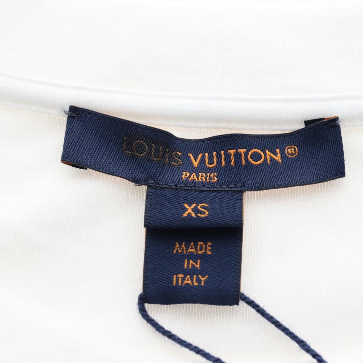 LOUIS VUITTON T Shirt Dress Cotton Sun Yitian collaboration XS White Auth LN274M