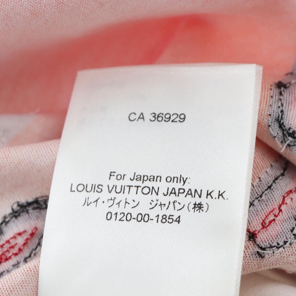 LOUIS VUITTON T Shirt Dress Cotton Sun Yitian collaboration XS White Auth LN274M
