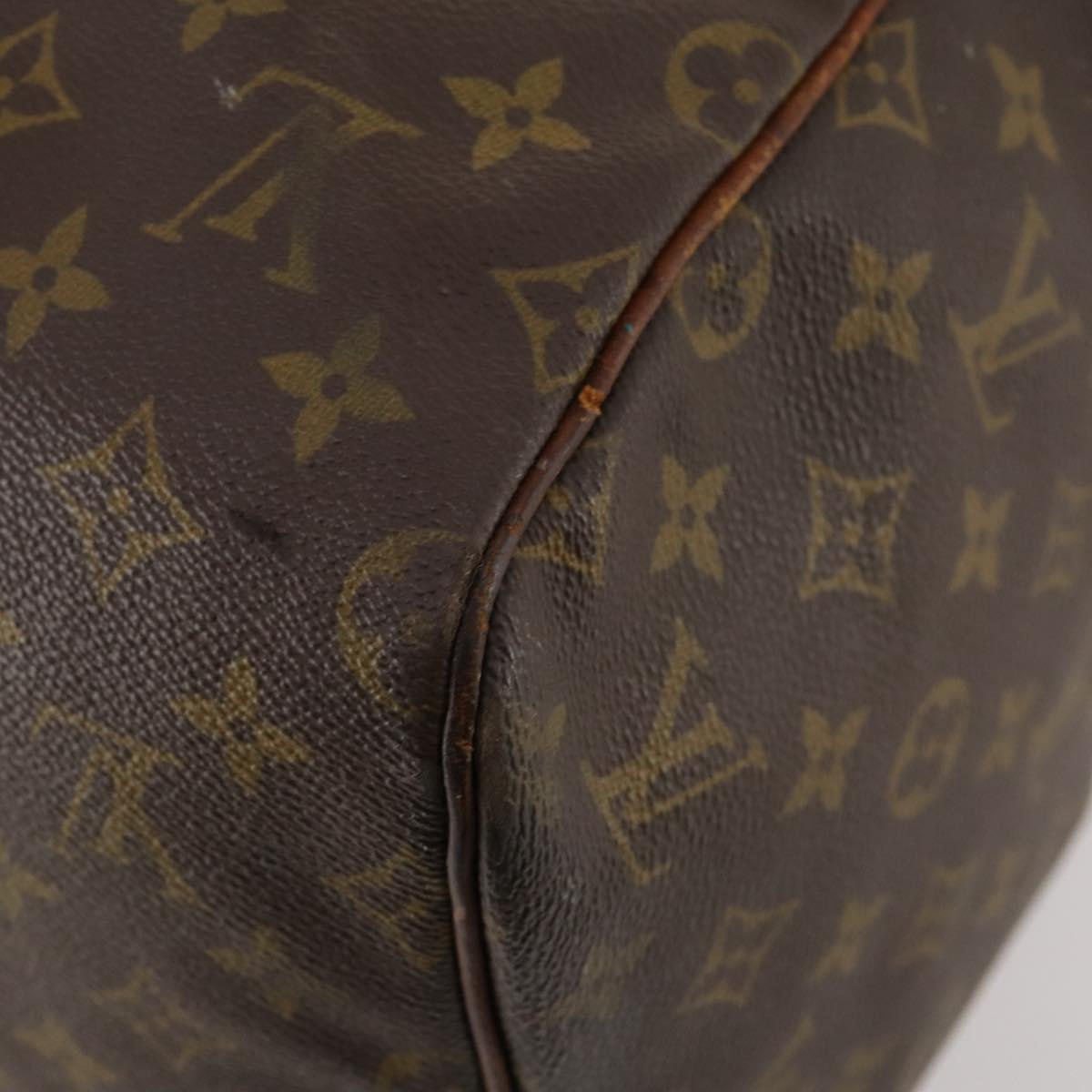 LOUIS VUITTON Monogram Sac Souple 55 Boston Bag M41622 LV Auth LNZ001