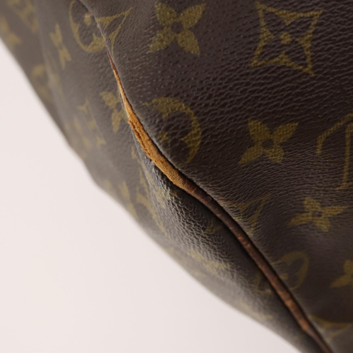 LOUIS VUITTON Monogram Sac Souple 55 Boston Bag M41622 LV Auth LNZ001