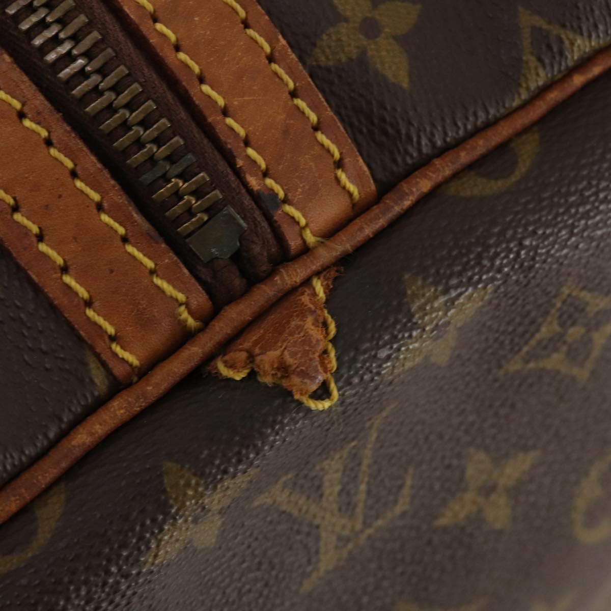 LOUIS VUITTON Monogram Sac Souple 55 Boston Bag M41622 LV Auth LNZ001