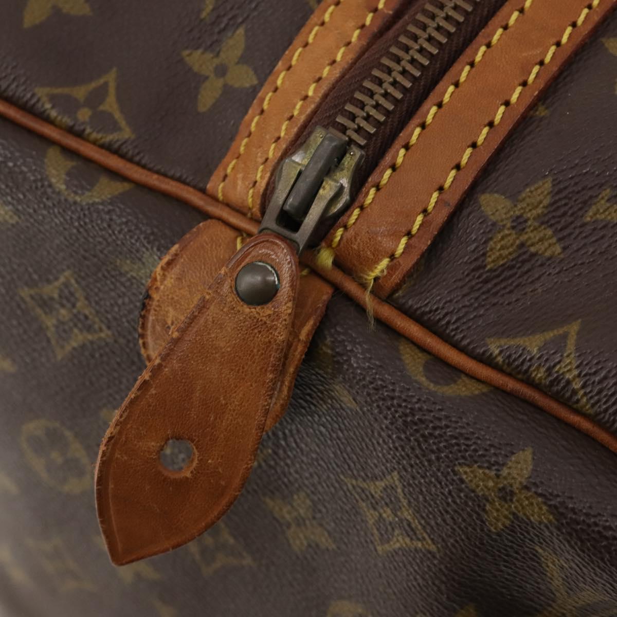 LOUIS VUITTON Monogram Sac Souple 55 Boston Bag M41622 LV Auth LNZ001