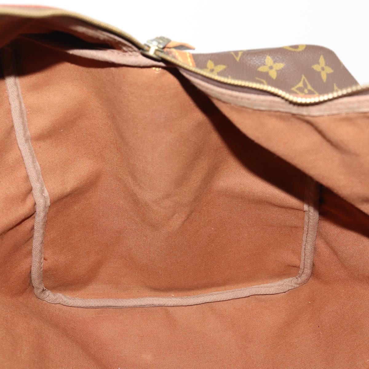 LOUIS VUITTON Monogram Sac Souple 55 Boston Bag M41622 LV Auth LNZ001