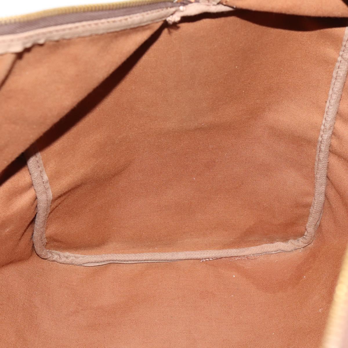 LOUIS VUITTON Monogram Sac Souple 55 Boston Bag M41622 LV Auth LNZ001