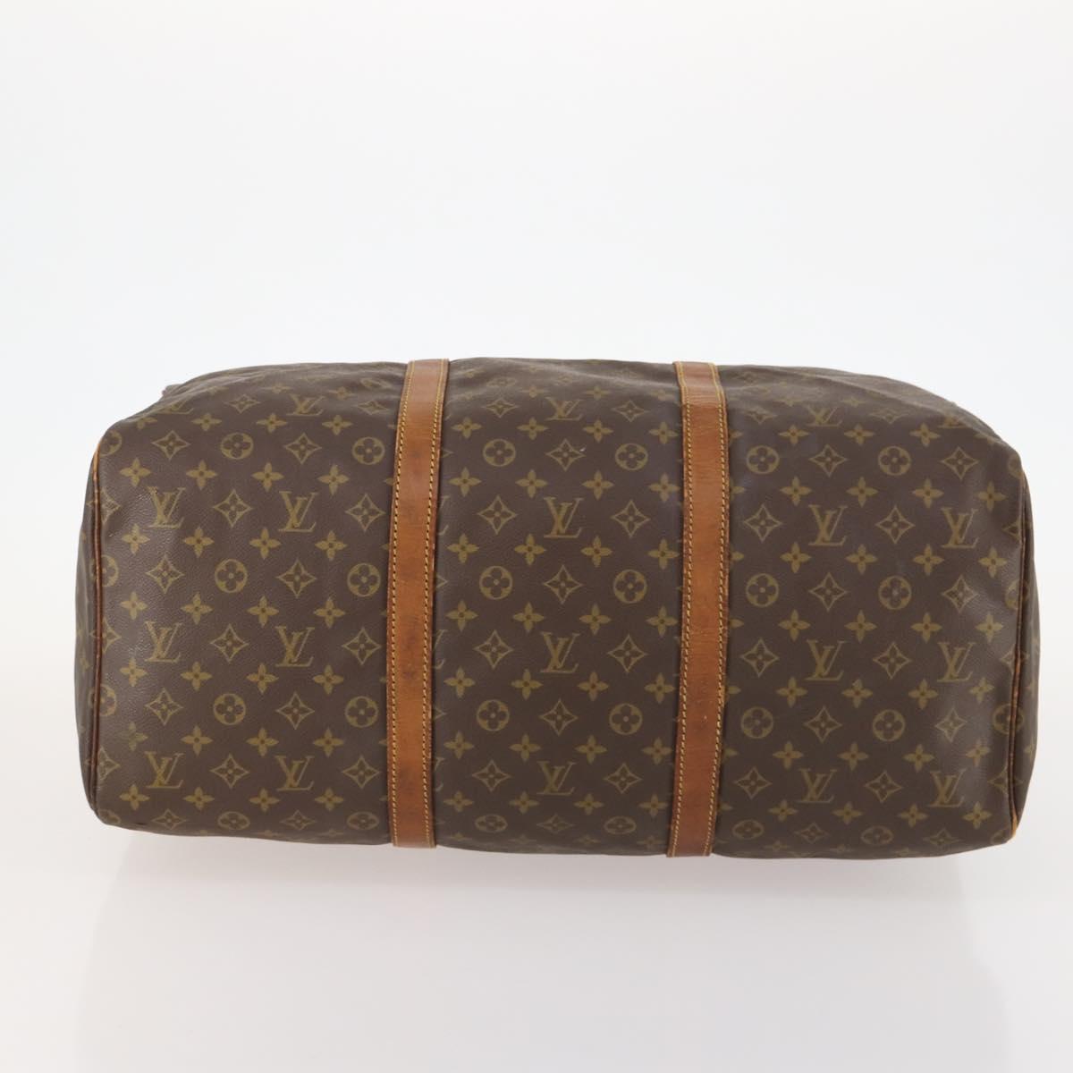 LOUIS VUITTON Monogram Sac Souple 55 Boston Bag M41622 LV Auth LNZ001
