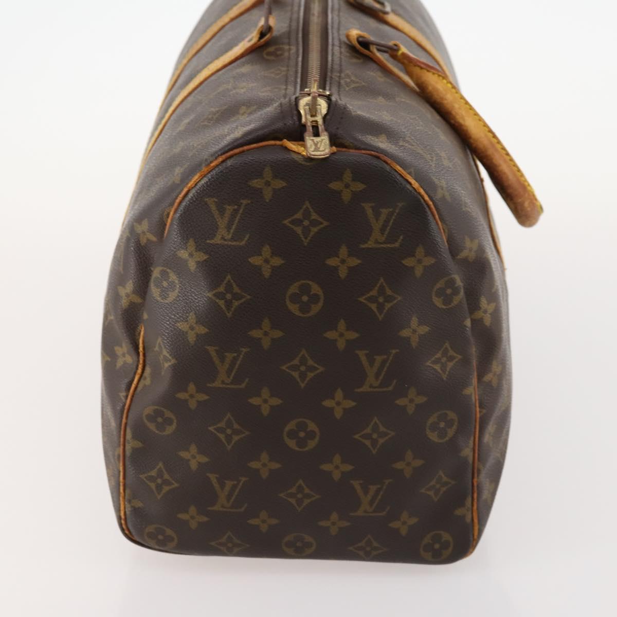 LOUIS VUITTON Monogram Keepall 45 Boston Bag M41428 LV Auth LNZ003