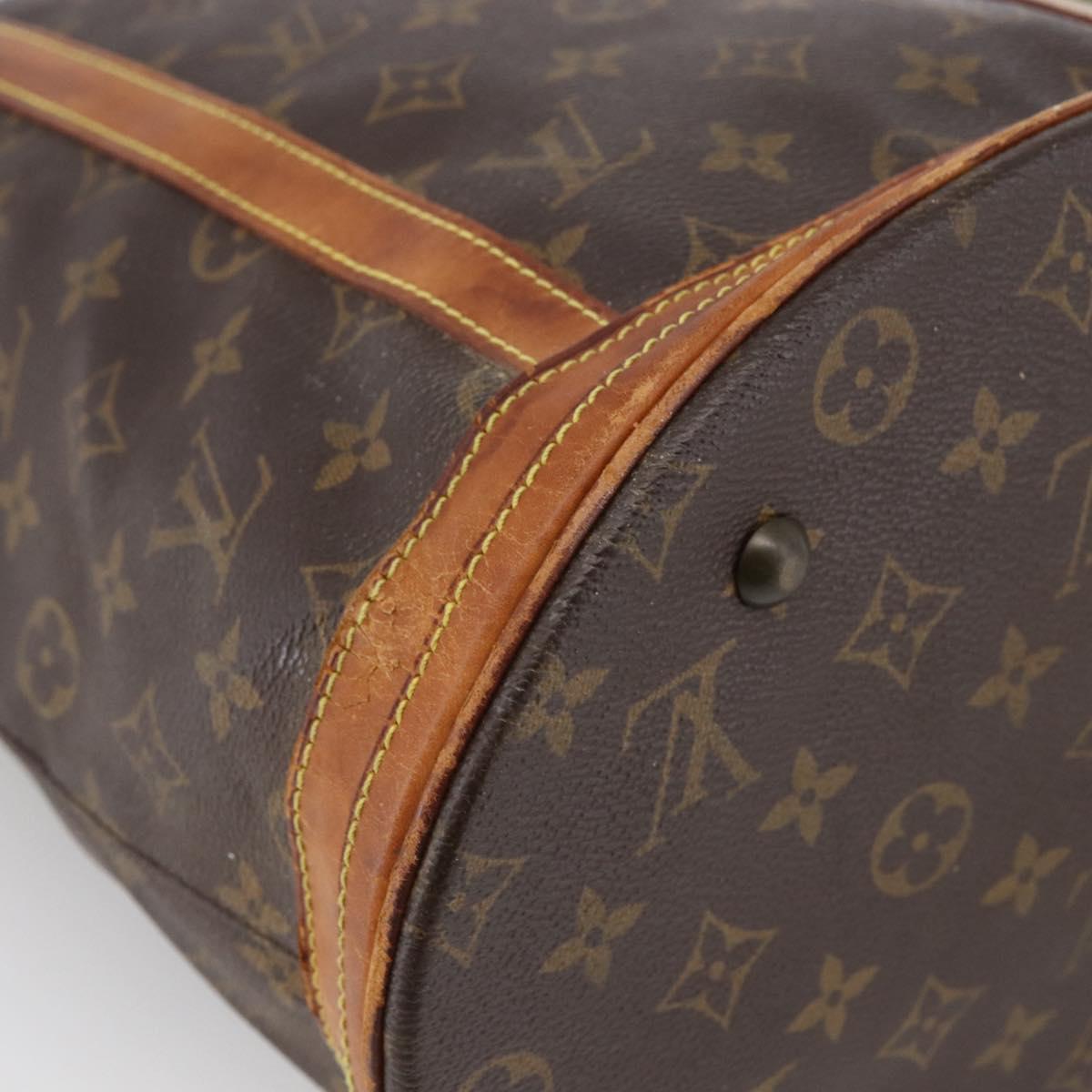LOUIS VUITTON Monogram Bucket GM Shoulder Bag M42236 LV Auth LNZ004