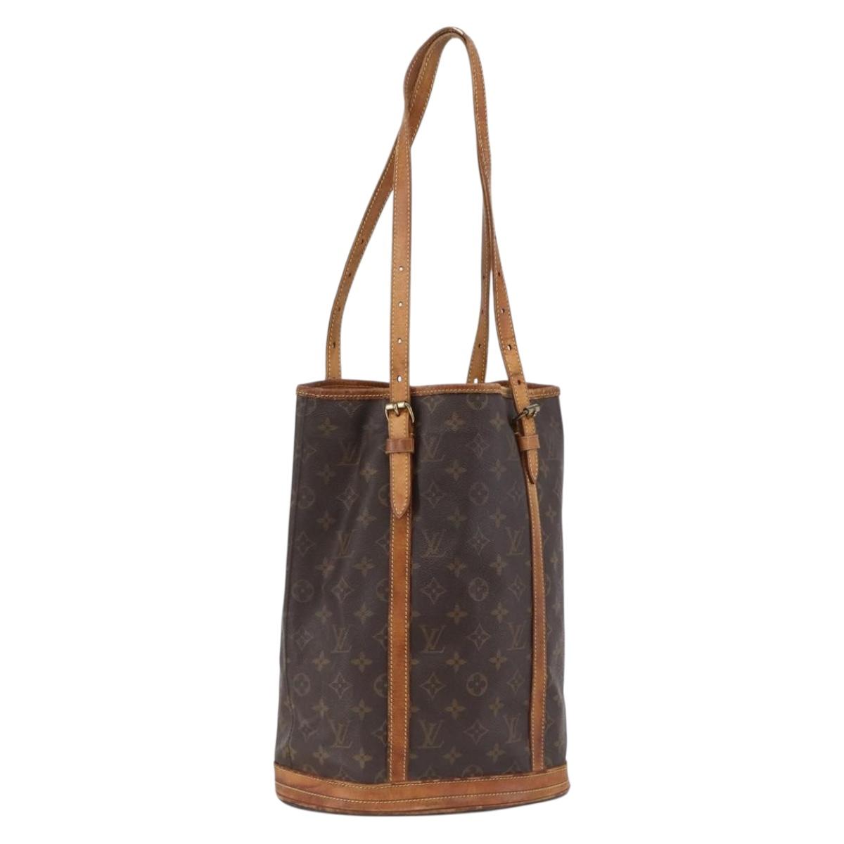 LOUIS VUITTON Monogram Bucket GM Shoulder Bag M42236 LV Auth LNZ004