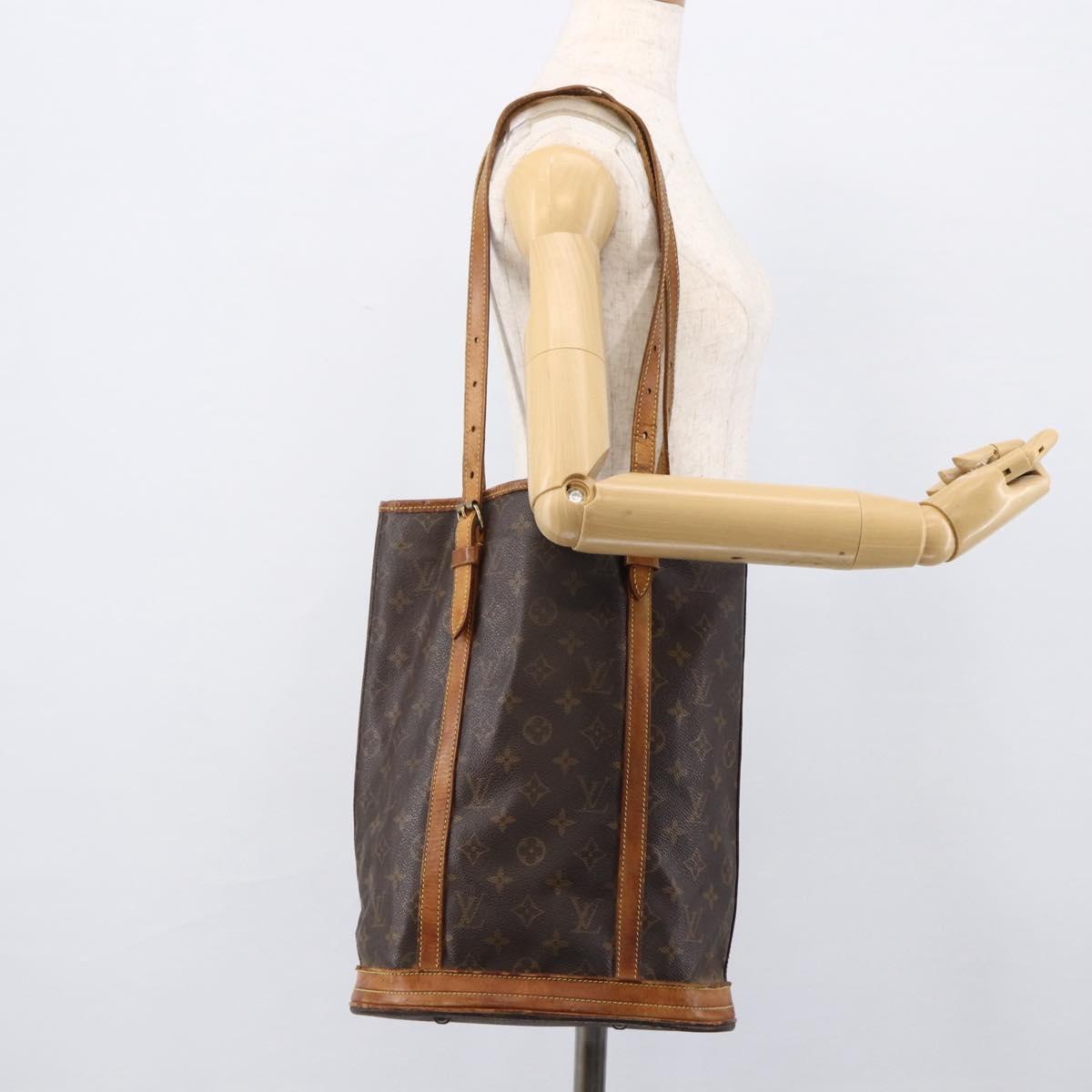 LOUIS VUITTON Monogram Bucket GM Shoulder Bag M42236 LV Auth LNZ004