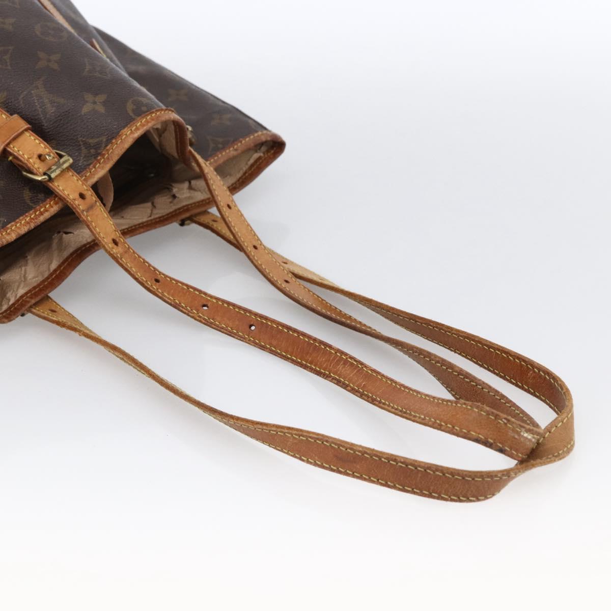 LOUIS VUITTON Monogram Bucket GM Shoulder Bag M42236 LV Auth LNZ004