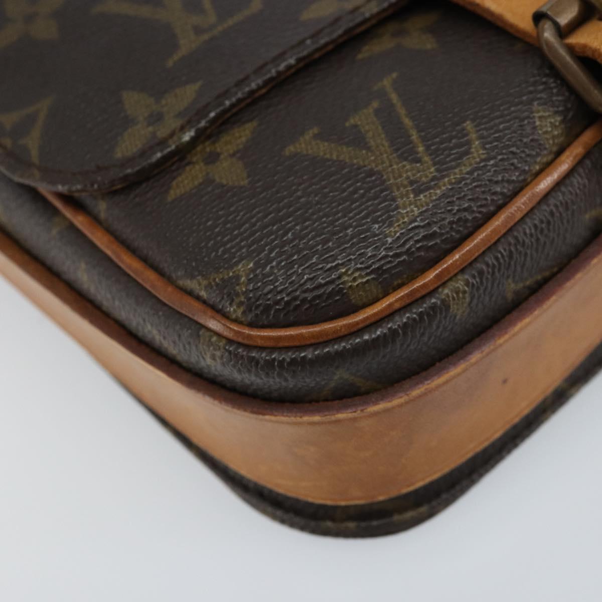 LOUIS VUITTON Monogram Cartouchiere PM Shoulder Bag M51254 LV Auth LNZ012