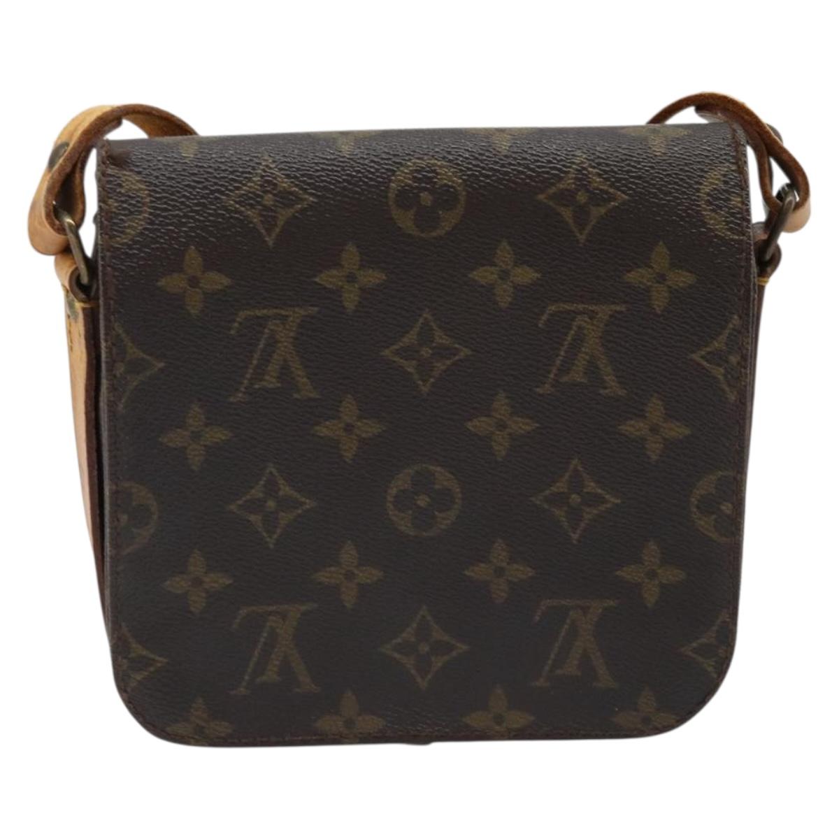 LOUIS VUITTON Monogram Cartouchiere PM Shoulder Bag M51254 LV Auth LNZ012