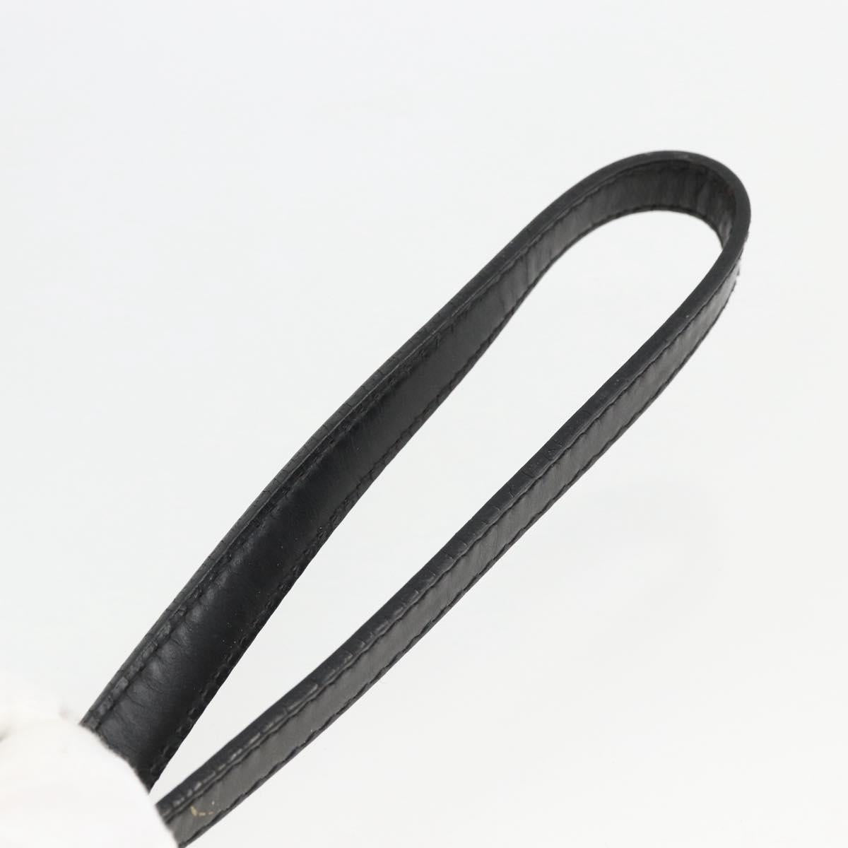 LOUIS VUITTON Epi Serie Dragonne Clutch Bag Black Noir M52612 LV Auth LNZ013