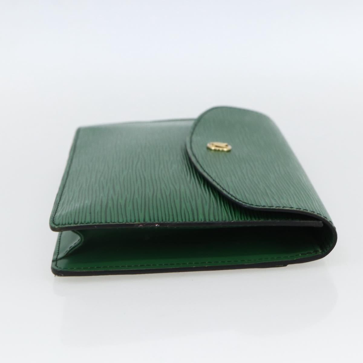 LOUIS VUITTON Epi Montaigne 23 Clutch Bag Green M52664 LV Auth LNZ018