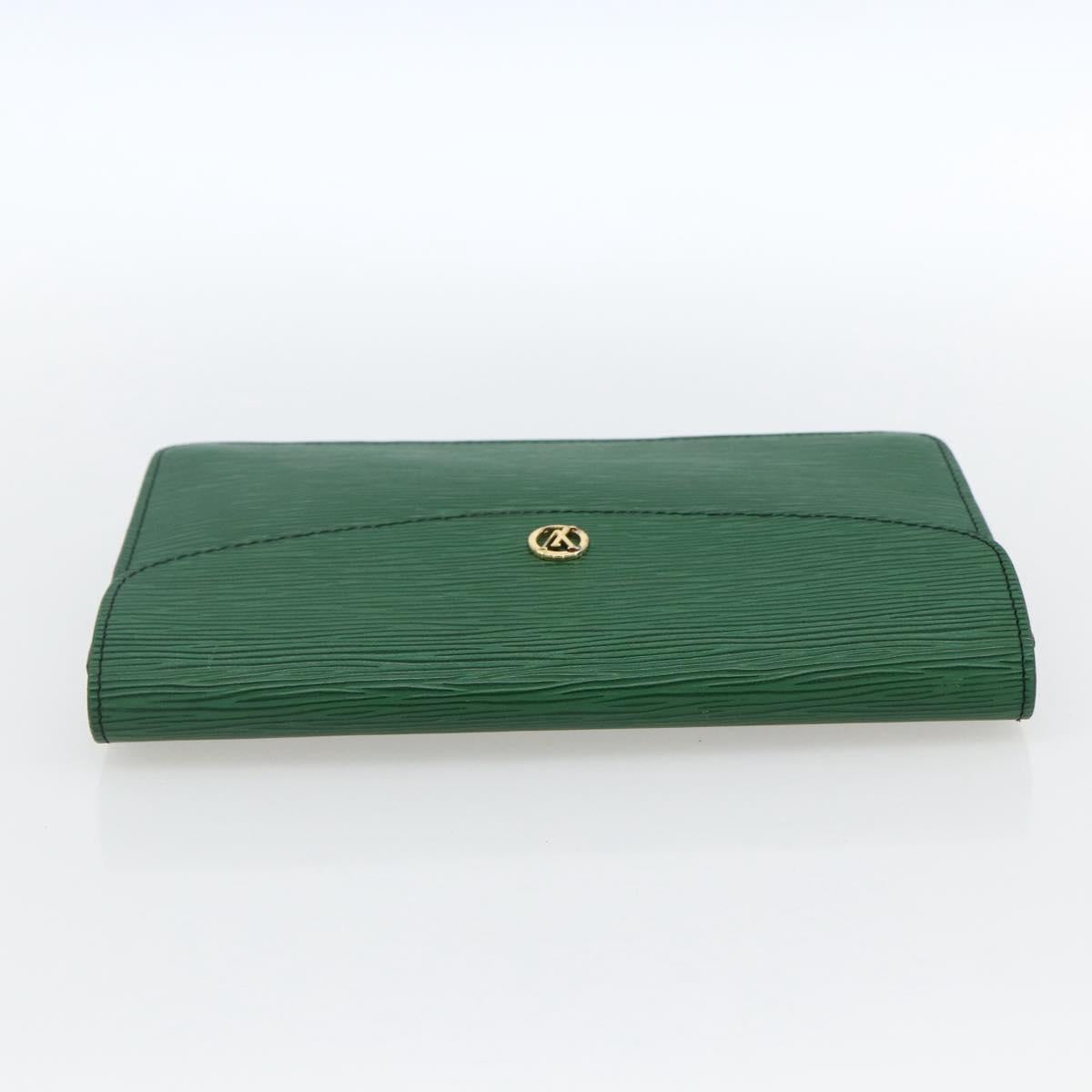 LOUIS VUITTON Epi Montaigne 23 Clutch Bag Green M52664 LV Auth LNZ018