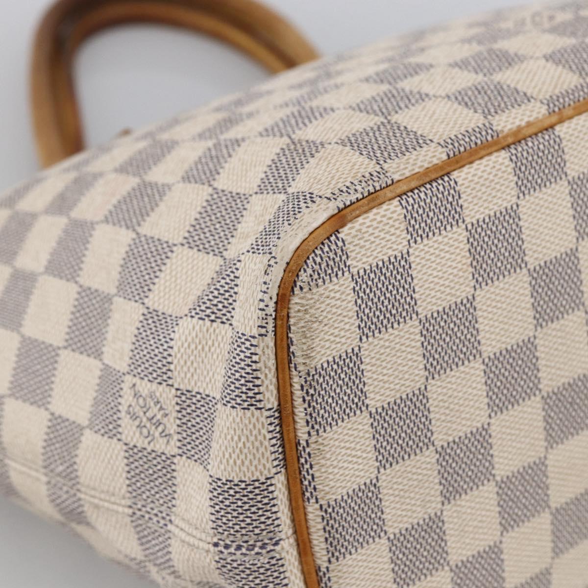 LOUIS VUITTON Damier Azur Saleya PM Tote Bag N51186 LV Auth LNZ019