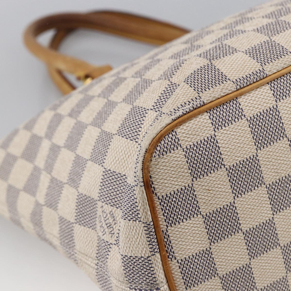 LOUIS VUITTON Damier Azur Saleya PM Tote Bag N51186 LV Auth LNZ019