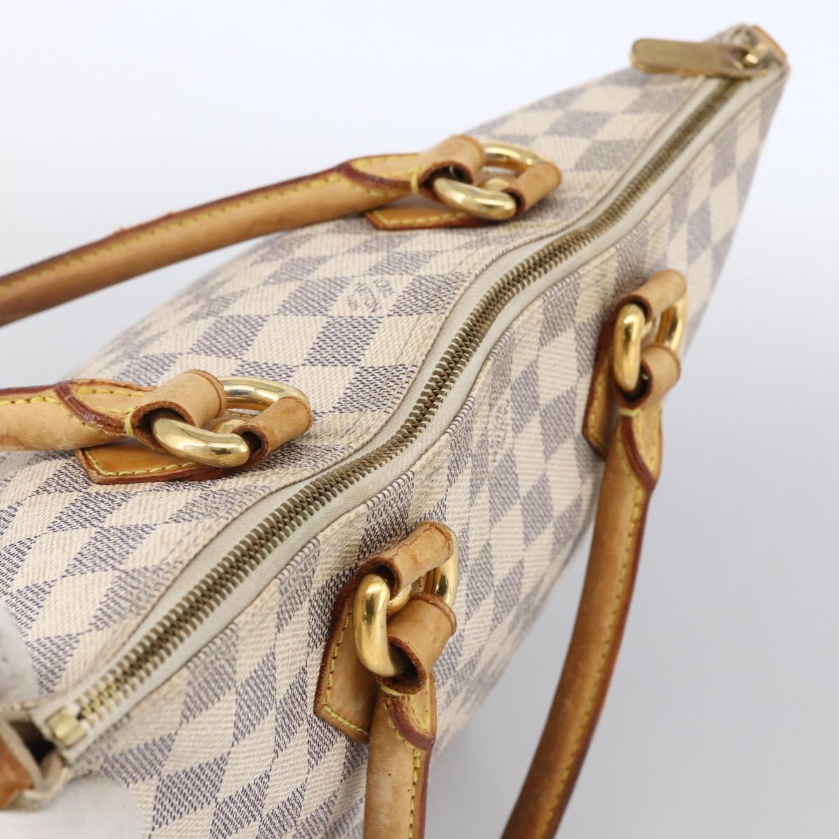 LOUIS VUITTON Damier Azur Saleya PM Tote Bag N51186 LV Auth LNZ019