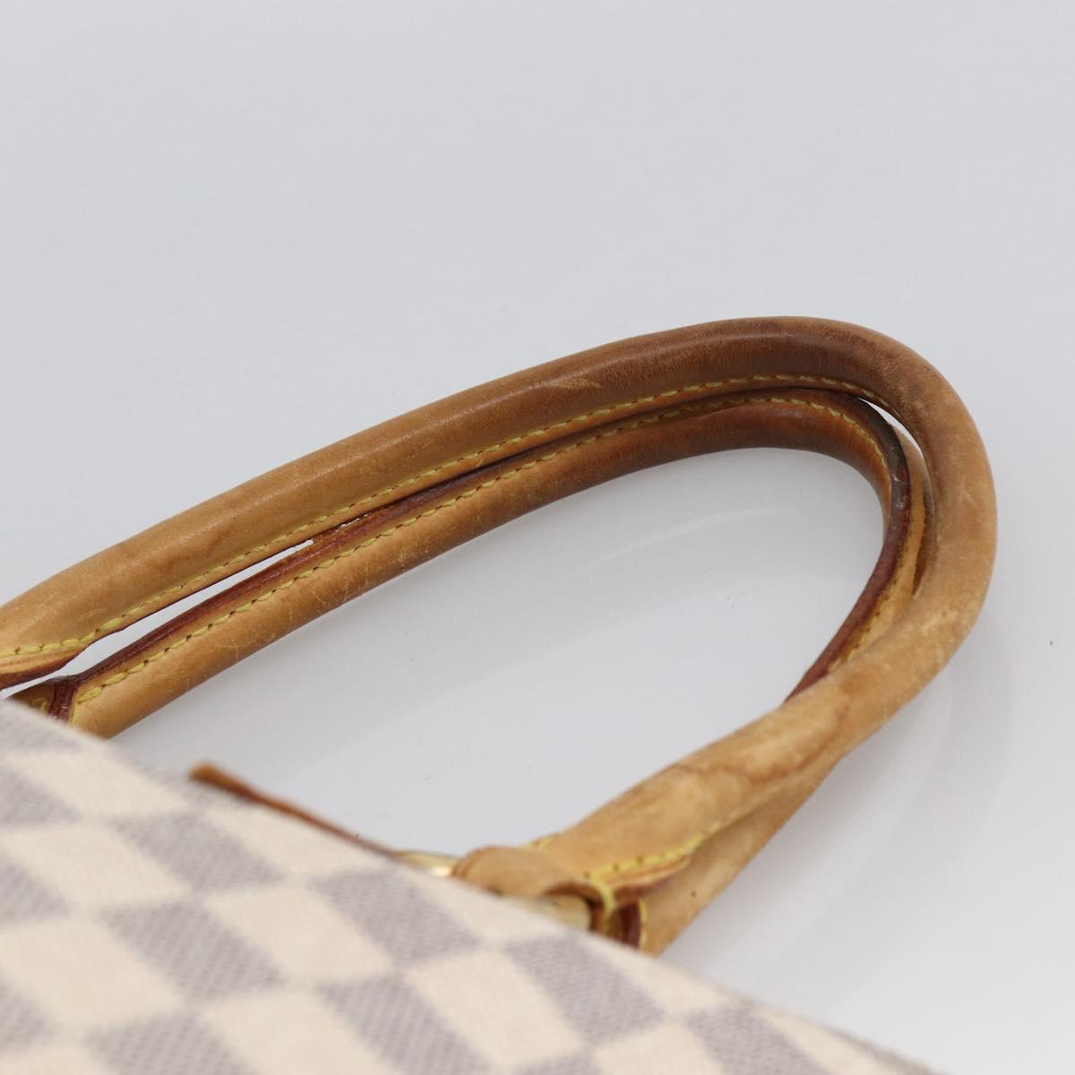 LOUIS VUITTON Damier Azur Saleya PM Tote Bag N51186 LV Auth LNZ019