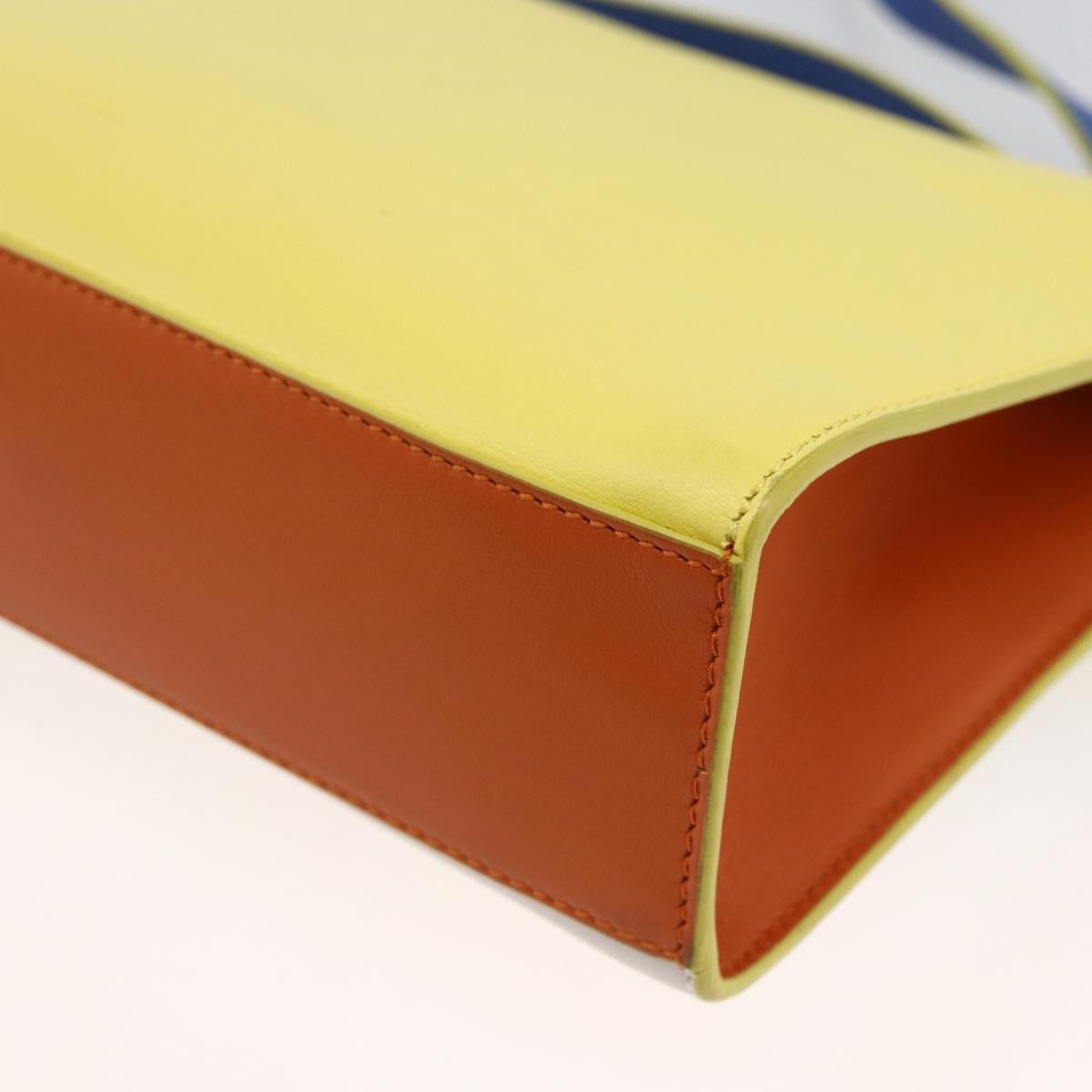 Christian Dior Shoulder Bag Leather 2way Multicolor Gold Auth LNZ023V